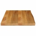 Tablero de mesa borde natural madera maciza mango 70x60x2,5 cm