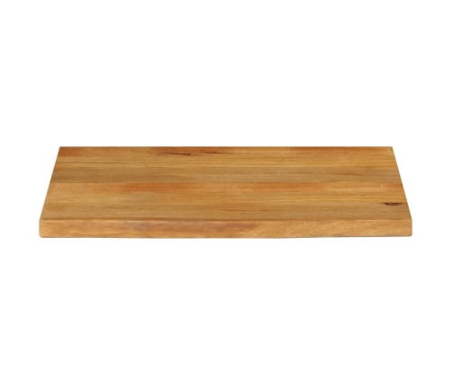 Tablero de mesa borde natural madera maciza mango 90x60x2,5 cm