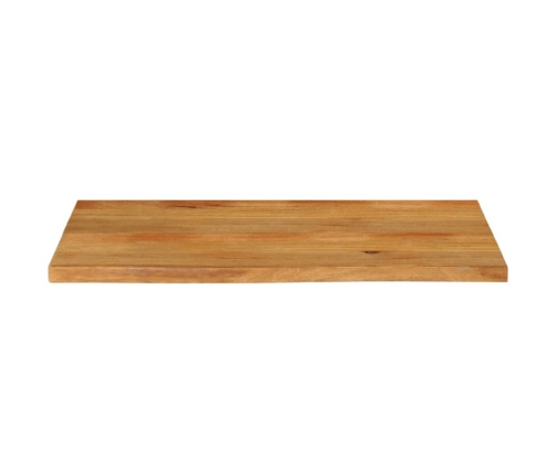 Tablero de mesa borde natural madera maciza mango 110x60x2,5 cm