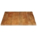 Tablero de mesa borde natural madera maciza mango 90x80x2,5 cm