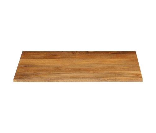 Tablero de mesa borde natural madera maciza mango 100x80x2,5 cm