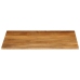 Tablero de mesa borde natural madera maciza mango 100x80x2,5 cm