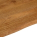 Tablero de mesa borde natural madera maciza mango 110x80x2,5 cm