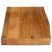 Tablero de mesa borde natural madera maciza mango 90x20x3,8 cm