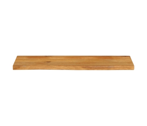 Tablero de mesa borde natural madera maciza mango 100x20x3,8 cm