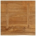 Tablero de mesa borde natural madera maciza mango 60x60x3,8 cm