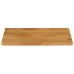 Tablero de mesa borde natural madera maciza mango 70x60x3,8 cm