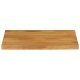 Tablero de mesa borde natural madera maciza mango 90x60x3,8 cm