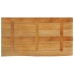 Tablero de mesa borde natural madera maciza mango 120x60x3,8 cm