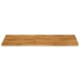 Tablero de mesa borde natural madera maciza mango 140x60x3,8 cm