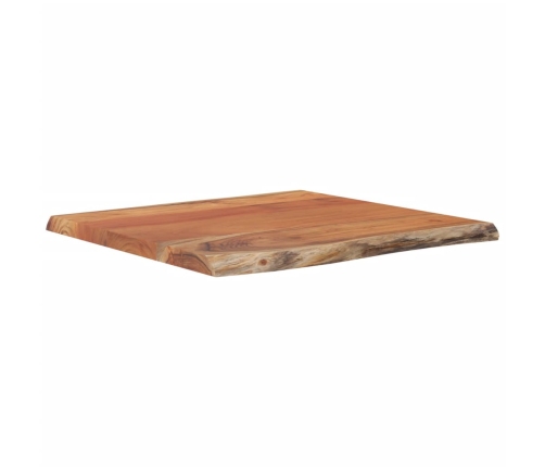 Tablero de mesa rectangular acacia borde vivo 40x40x2,5 cm