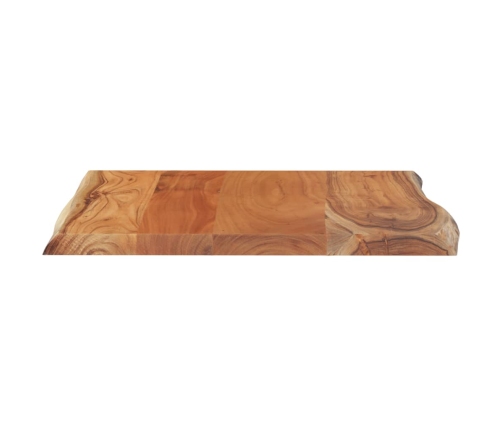 Tablero de mesa rectangular acacia borde vivo 40x40x2,5 cm