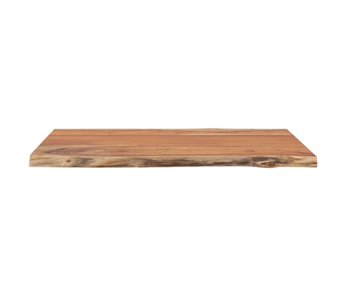 Tablero de mesa rectangular acacia borde vivo 50x40x2,5 cm