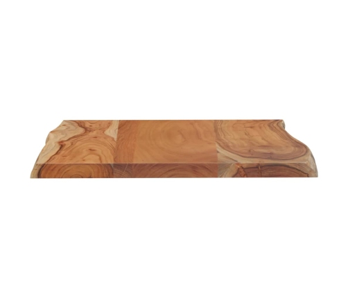 Tablero de mesa rectangular acacia borde vivo 50x40x2,5 cm