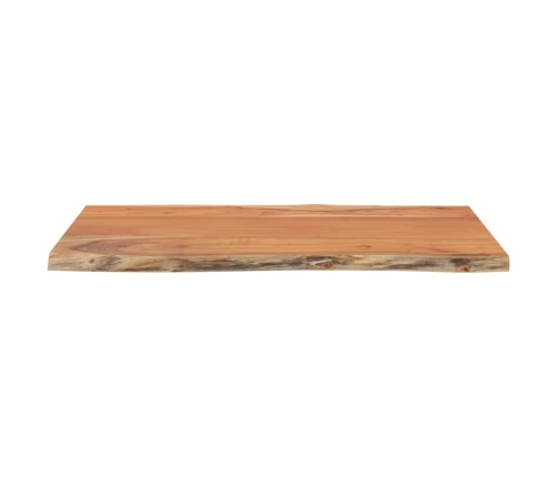 Tablero de mesa rectangular acacia borde vivo 60x40x2,5 cm