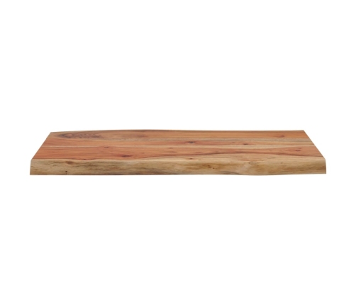 Tablero de mesa rectangular acacia borde vivo 70x40x2,5 cm