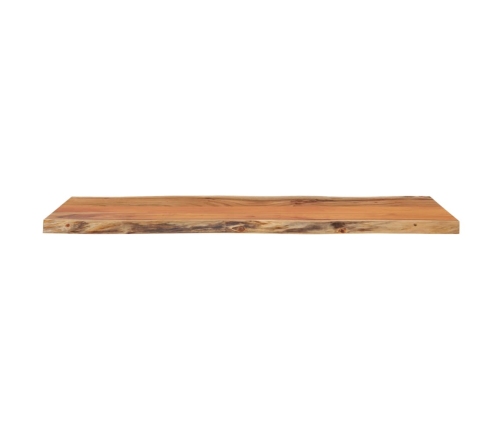 Tablero rectangular madera de acacia borde vivo 80x40x2,5 cm