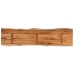 Tablero rectangular madera de acacia borde vivo 180x40x2,5 cm