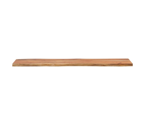 Tablero rectangular madera de acacia borde vivo 180x40x2,5 cm