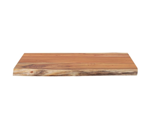 Tablero rectangular madera de acacia borde vivo 70x60x2,5 cm