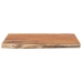 Tablero rectangular madera de acacia borde vivo 70x60x2,5 cm