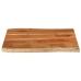 Tablero de mesa rectangular borde natural acacia 90x60x2,5 cm