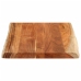 Tablero de mesa rectangular borde natural acacia 90x60x2,5 cm