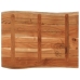 Tablero de mesa rectangular borde natural acacia 90x60x2,5 cm