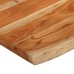 Tablero de mesa rectangular borde natural acacia 90x60x2,5 cm