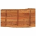 Tablero de mesa rectangular borde natural acacia 100x60x2,5 cm