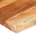 Tablero de mesa rectangular borde natural acacia 100x60x2,5 cm