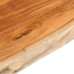 Tablero de mesa rectangular borde natural acacia 100x60x2,5 cm