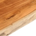 Tablero de mesa rectangular borde natural acacia 110x60x2,5 cm