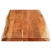 Tablero de mesa rectangular borde natural acacia 140x60x2,5 cm