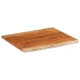 Tablero de mesa rectangular borde natural acacia 90x80x2,5 cm