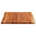 Tablero de mesa rectangular borde natural acacia 110x80x2,5 cm