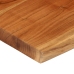 Tablero mesa cuadrado borde natural madera acacia 40x40x3,8 cm