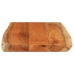 Tablero de mesa rectangular borde natural acacia 50x40x3,8 cm