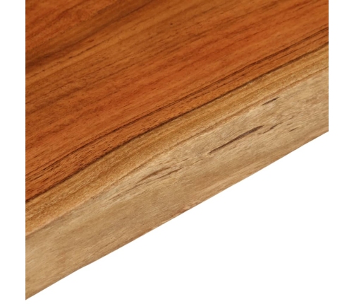 Tablero de mesa rectangular borde natural acacia 50x40x3,8 cm