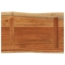 Tablero de mesa rectangular borde natural acacia 60x40x3,8 cm