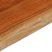 Tablero de mesa rectangular borde natural acacia 70x40x3,8 cm