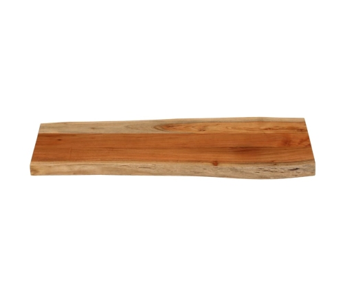 Tablero rectangular madera de acacia borde vivo 80x40x3,8 cm