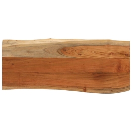 Tablero rectangular madera de acacia borde vivo 90x40x3,8 cm