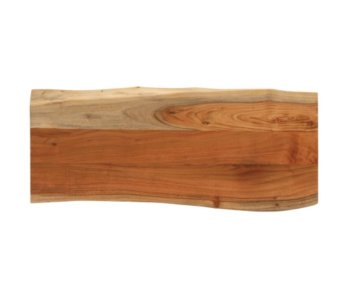 Tablero rectangular madera de acacia borde vivo 90x40x3,8 cm