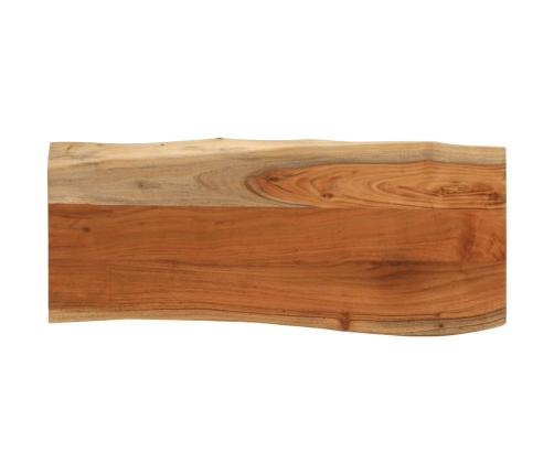 Tablero rectangular madera de acacia borde vivo 100x40x3,8 cm