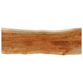 Tablero rectangular madera de acacia borde vivo 110x40x3,8 cm