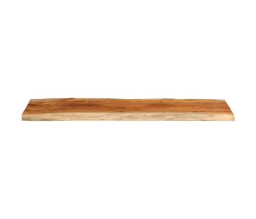 Tablero rectangular madera de acacia borde vivo 110x40x3,8 cm