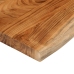 Tablero rectangular madera de acacia borde vivo 110x40x3,8 cm