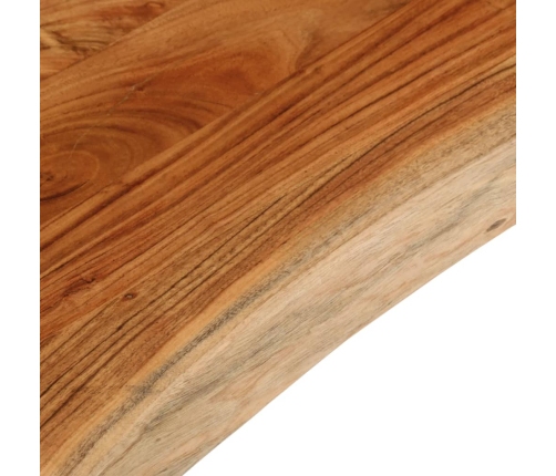 Tablero rectangular madera de acacia borde vivo 110x40x3,8 cm