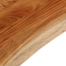 Tablero rectangular madera de acacia borde vivo 110x40x3,8 cm